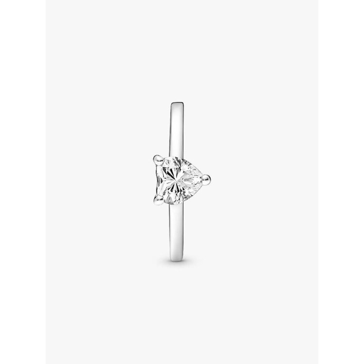 PANDORA TIMELESS Αστραφτερό Δαχτυλίδι Μονόπετρο Καρδιά