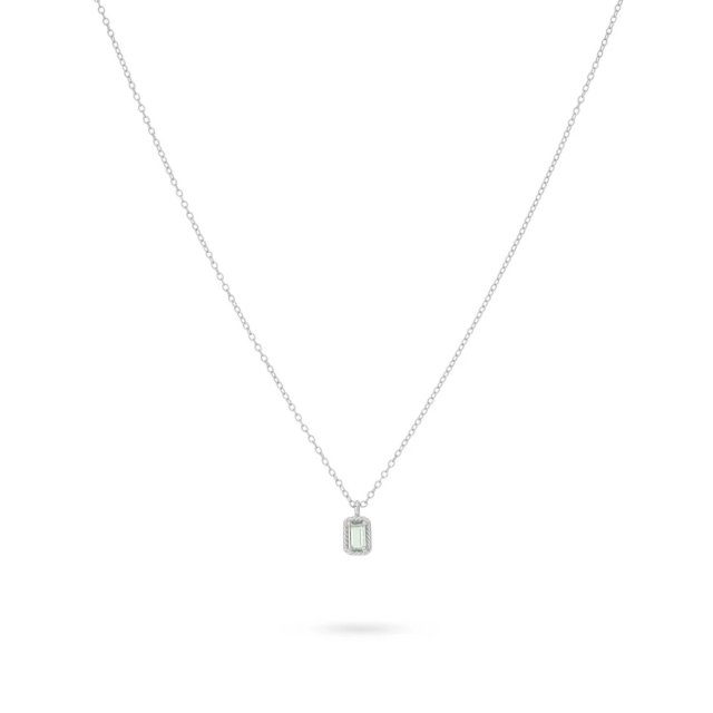 24KAE Necklace with Colored Stone