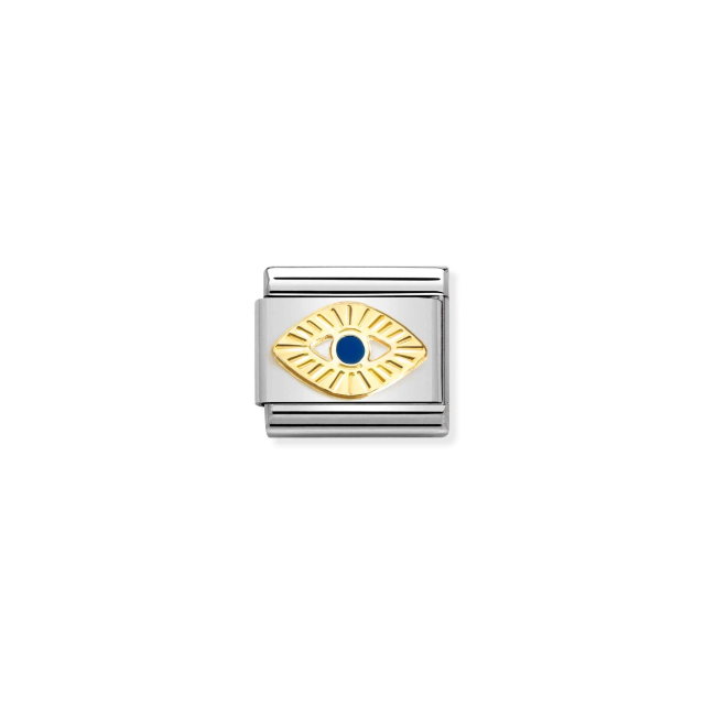 NOMINATION COMPOSABLE CLASSIC LINK EYE OF GOD IN GOLD