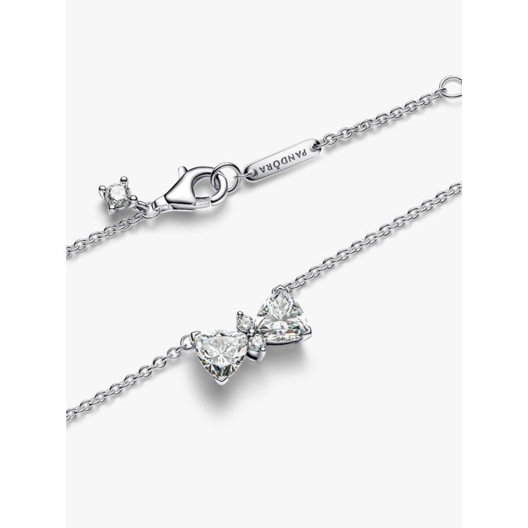 PANDORA ΤΙΜΕLESS Sparkling Bow Necklace