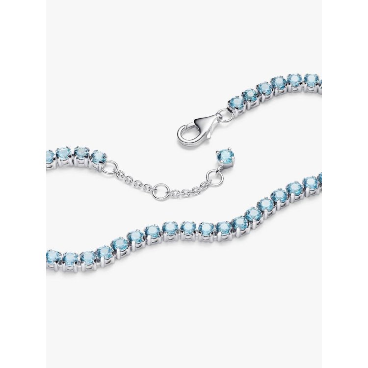 PANDORA TIMELESS Sparkling Light Blue Tennis Bracelet