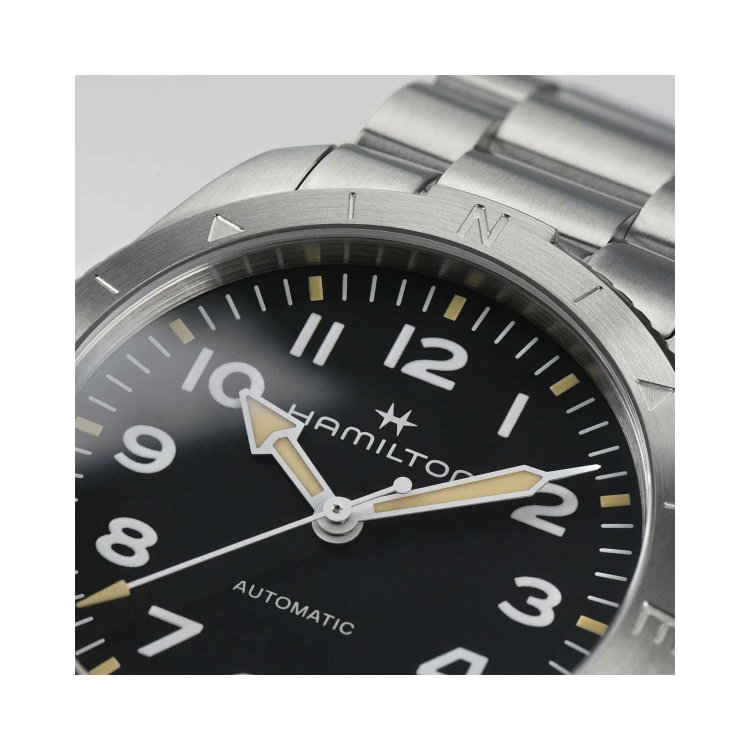 HAMILTON Khaki Field Expedition Auto Stainless Steel Bracelet