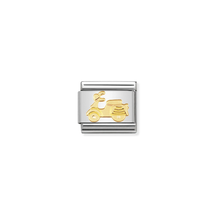 NOMINATION COMPOSABLE CLASSIC LINK VESPA IN 18K GOLD