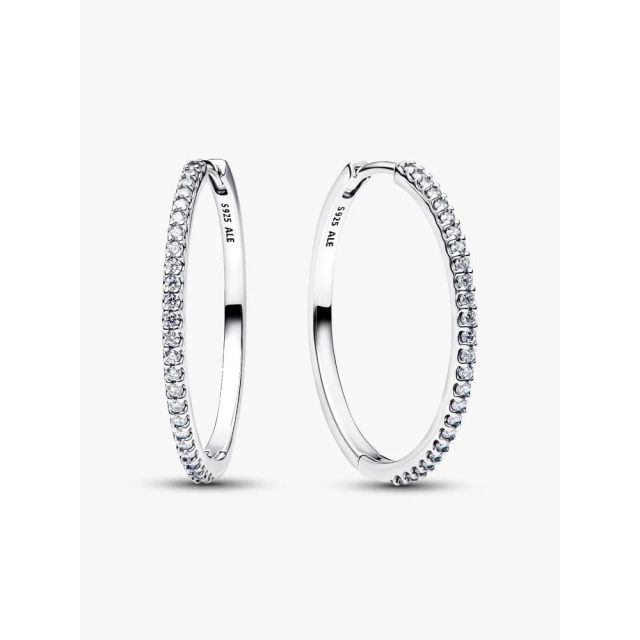 PANDORA TIMELESS Αστραφτερά Σκουλαρίκια Κρίκοι