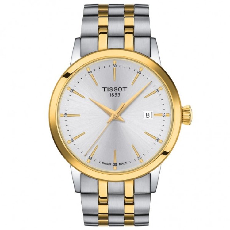 TISSOT T-CLASSIC CLASSIC DREAM Two Tone Stainless Steel Bracelet 