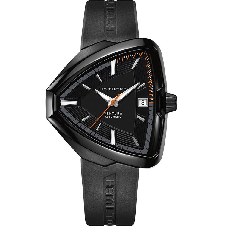 HAMILTON Ventura Elvis80 Automatic Black Leather