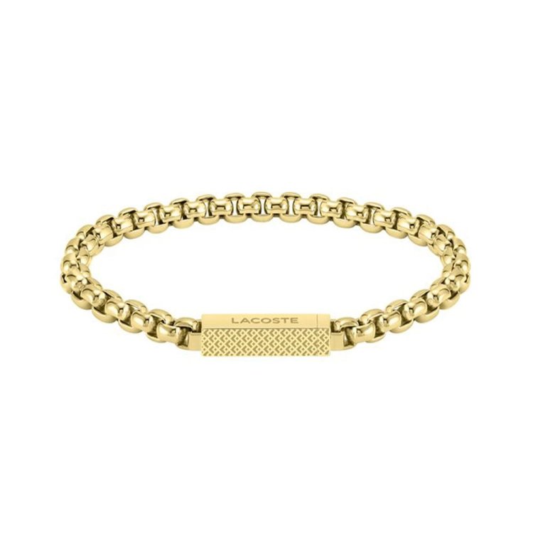 LACOSTE Gold Plated Stainless Steel Bracelet