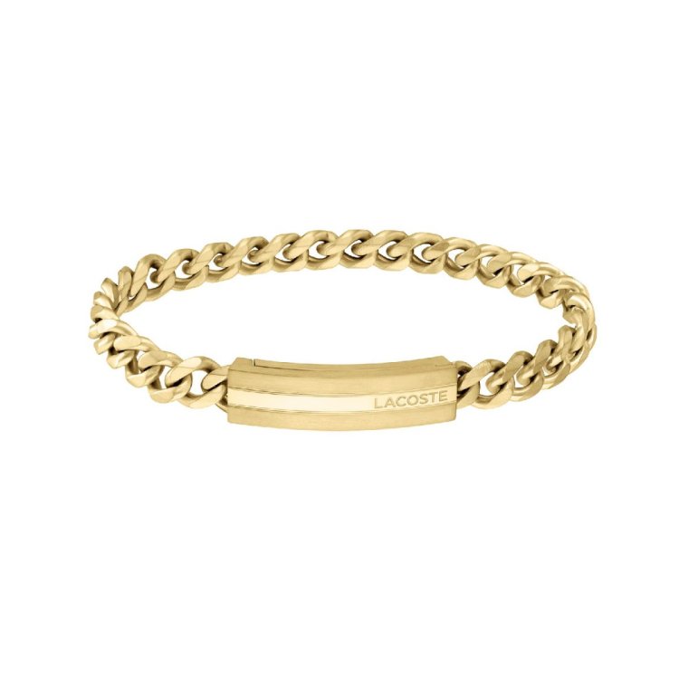LACOSTE Gold Stainless Steel Bracelet
