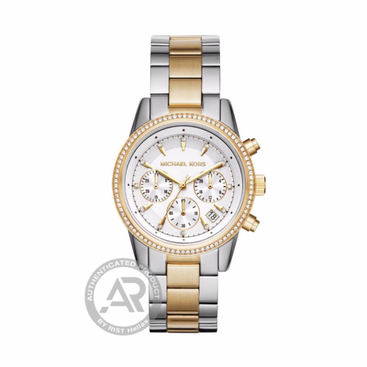 MICHAEL KORS RITZ Two Tone Stainless Steel