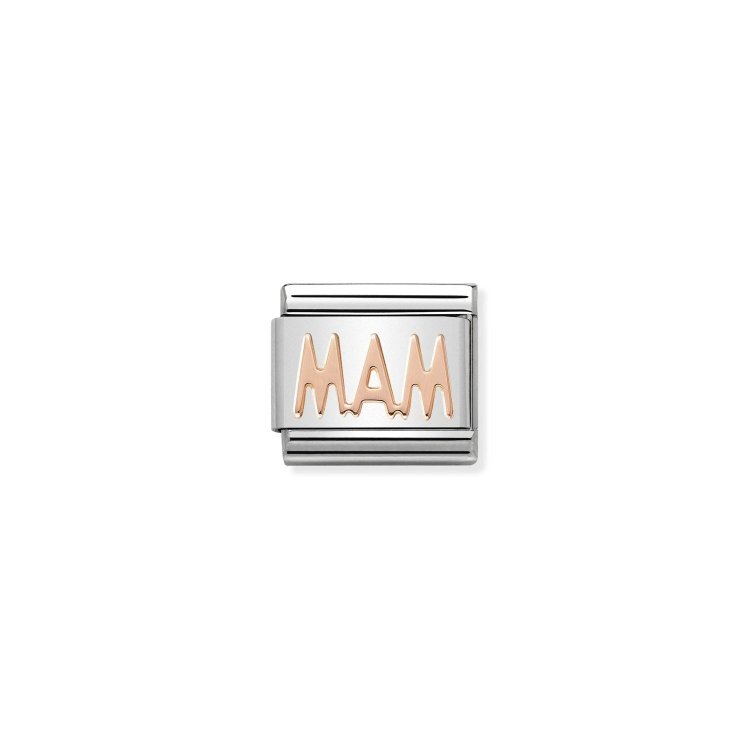 NOMINATION COMPOSABLE CLASSIC LINK  MAMMA IN ROSE GOLD