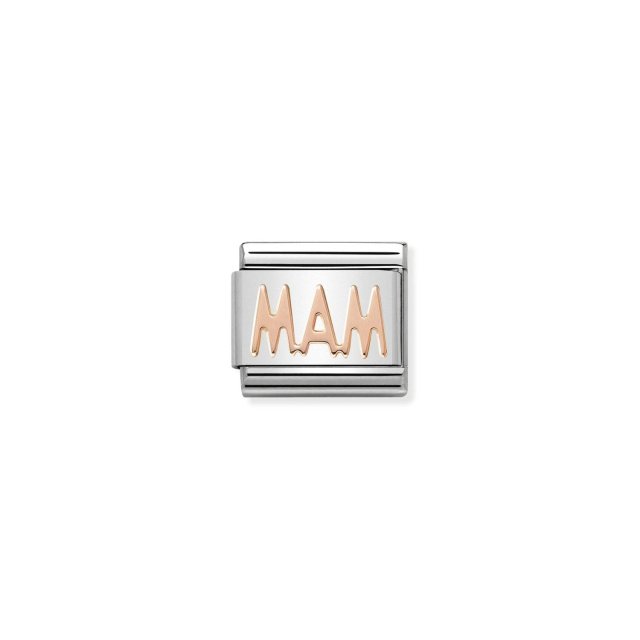 NOMINATION COMPOSABLE CLASSIC LINK  MAMMA IN ROSE GOLD