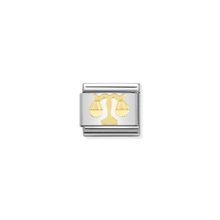 NOMINATION COMPOSABLE CLASSIC LINK LIBRA IN 18K GOLD