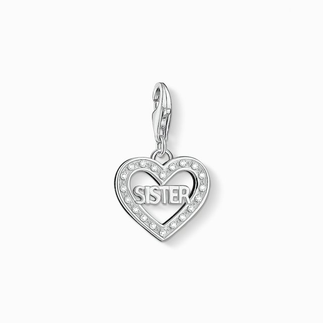 THOMAS SABO Silver Charm Pendant Sister