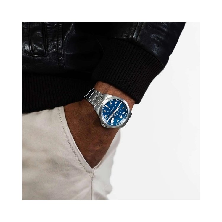 HAMILTON Khaki Aviation Pilot Day Date Auto Stainless Steel Bracelet