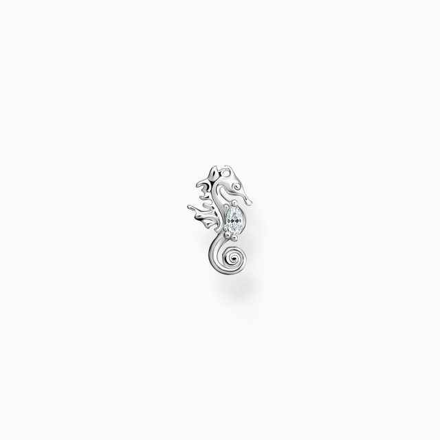 THOMAS SABO Silver Single Ear Stud Seahorse