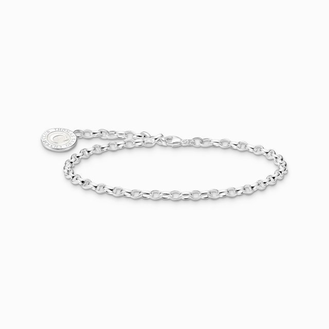 THOMAS SABO Member Charm Bracelet with White Charmista Coin Silver