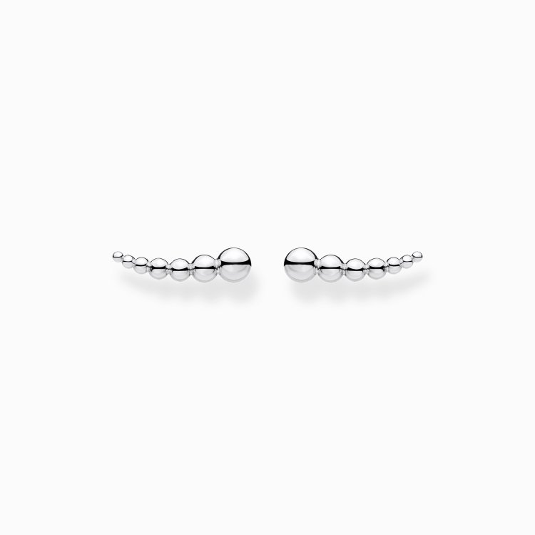 THOMAS SABO Silver Ear Climber Dots