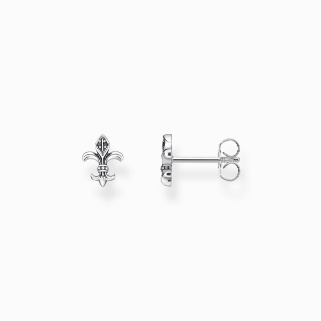 THOMAS SABO Silver Ear Studs Fleur-de-lis