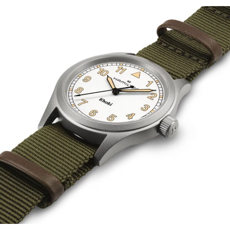 HAMILTON Khaki Field Quartz Khaki Fabric Strap