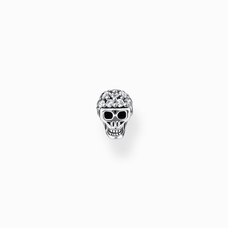THOMAS SABO Silver Single Ear Stud Skull
