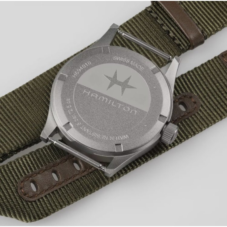 HAMILTON Khaki Field Quartz Khaki Fabric Strap