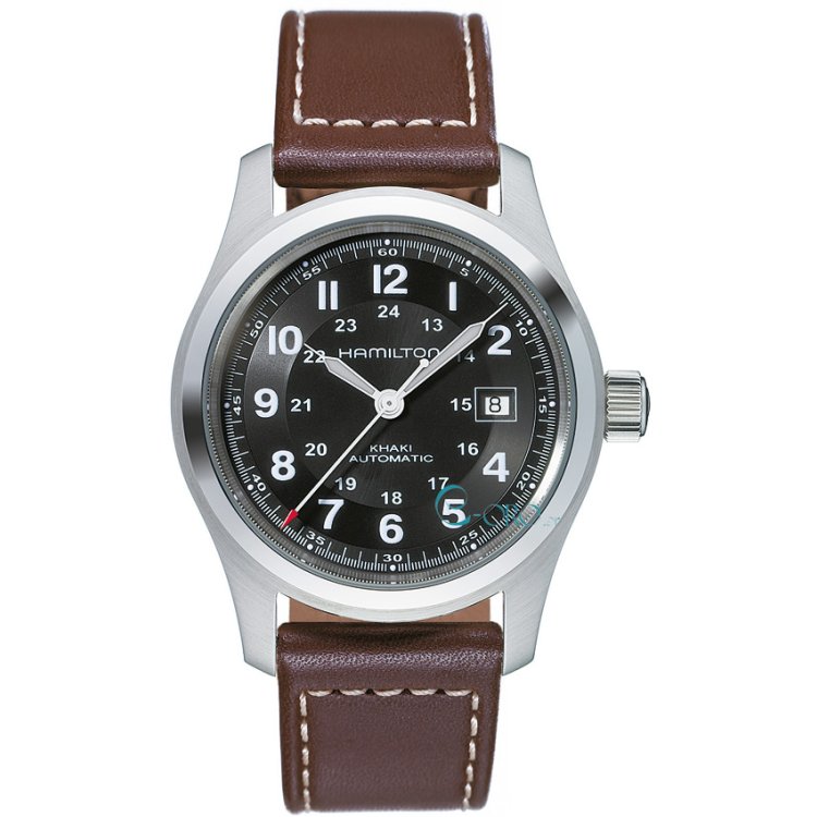 HAMILTON Khaki Field Automatic Brown Leather Strap