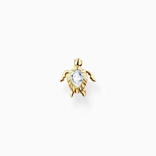 THOMAS SABO Gold-Plated Ear Stud Turtle