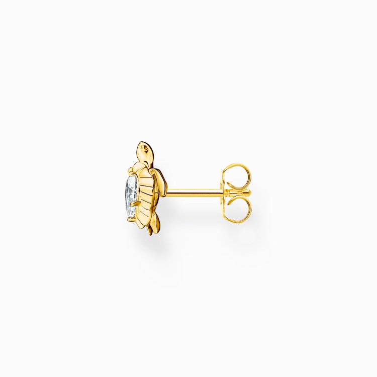 THOMAS SABO Gold-Plated Ear Stud Turtle