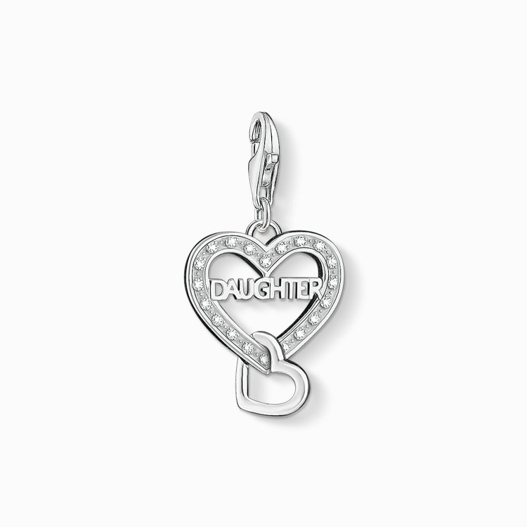 THOMAS SABO Silver Charm Pendant Daughter