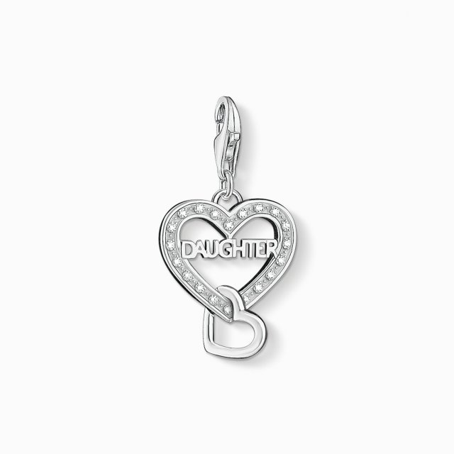 THOMAS SABO Silver Charm Pendant Daughter