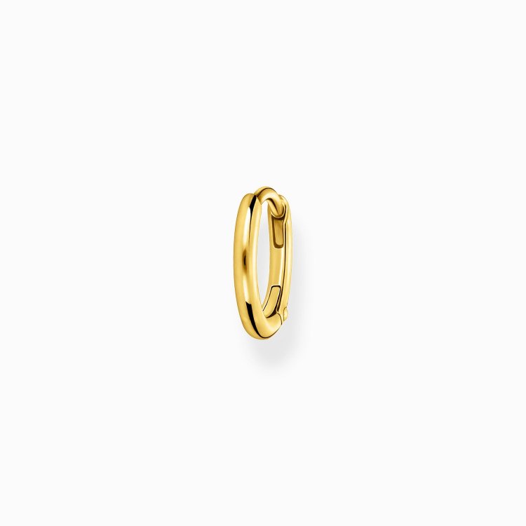 THOMAS SABO Silver Single Hoop Earring Classic Gold
