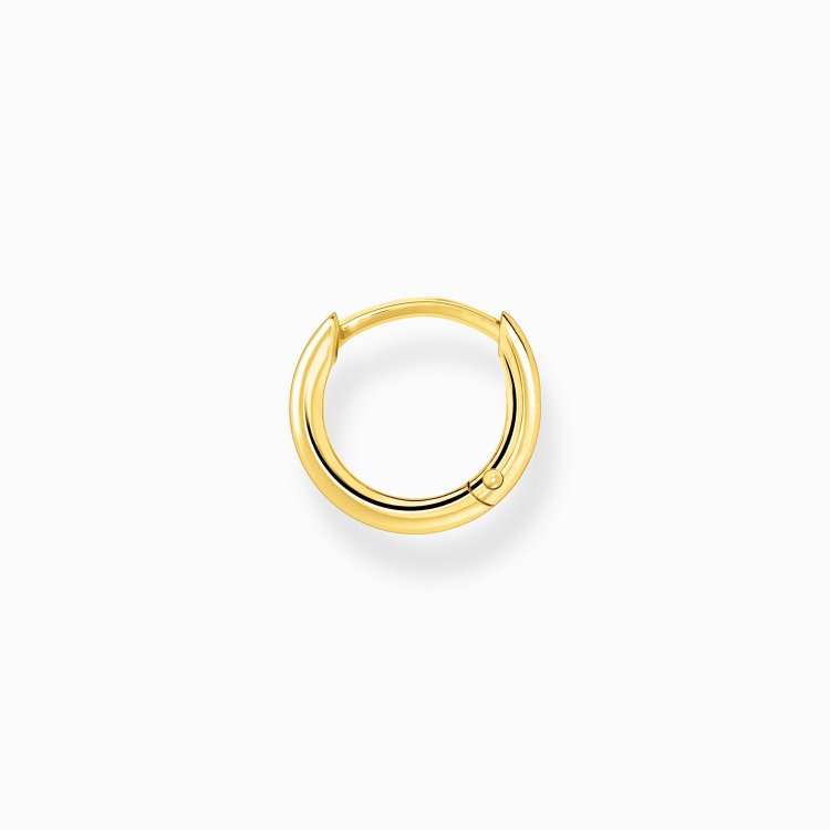 THOMAS SABO Silver Single Hoop Earring Classic Gold