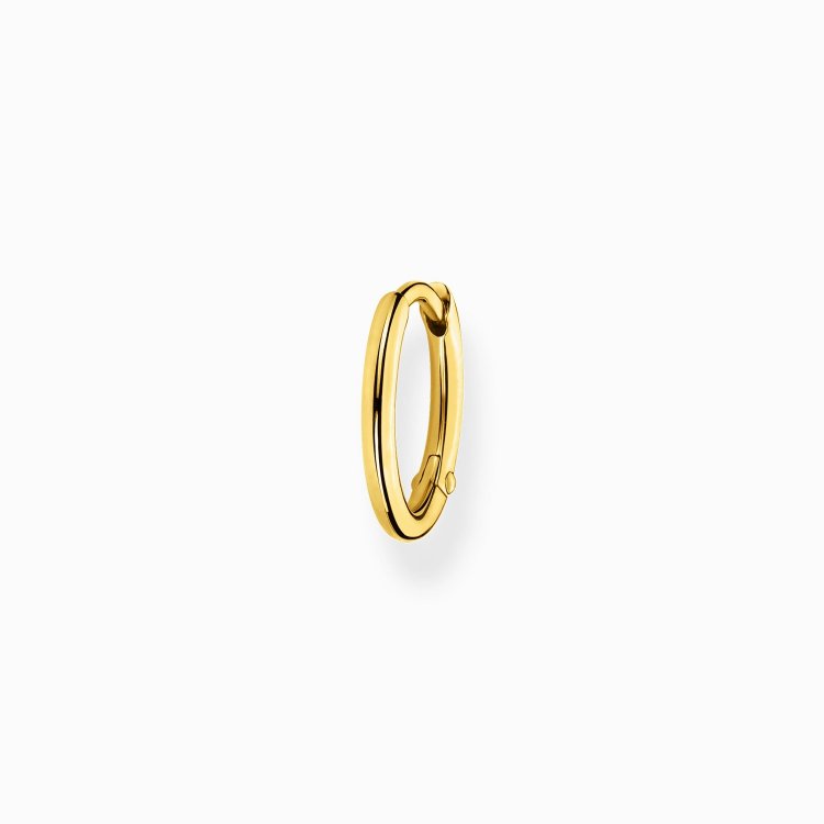 THOMAS SABO Silver Single Hoop Earring Classic Gold