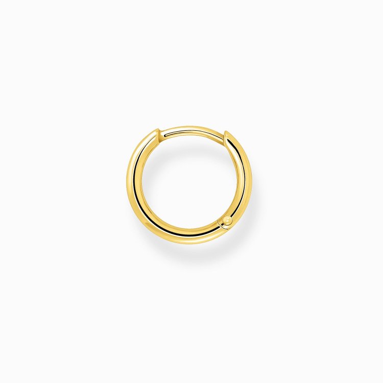 THOMAS SABO Silver Single Hoop Earring Classic Gold