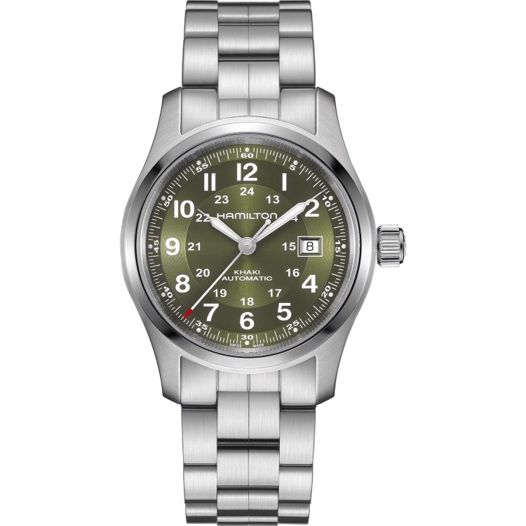 HAMILTON Khaki Field Auto Stainless Steel Bracelet