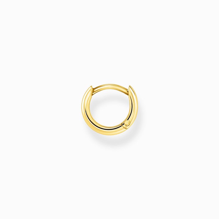 THOMAS SABO Silver Single Hoop Earring Classic Gold