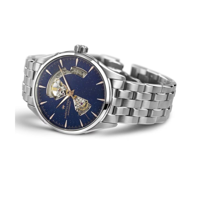 HAMILTON Jazzmaster Open Heart Automatic Stainless Steel Bracelet 