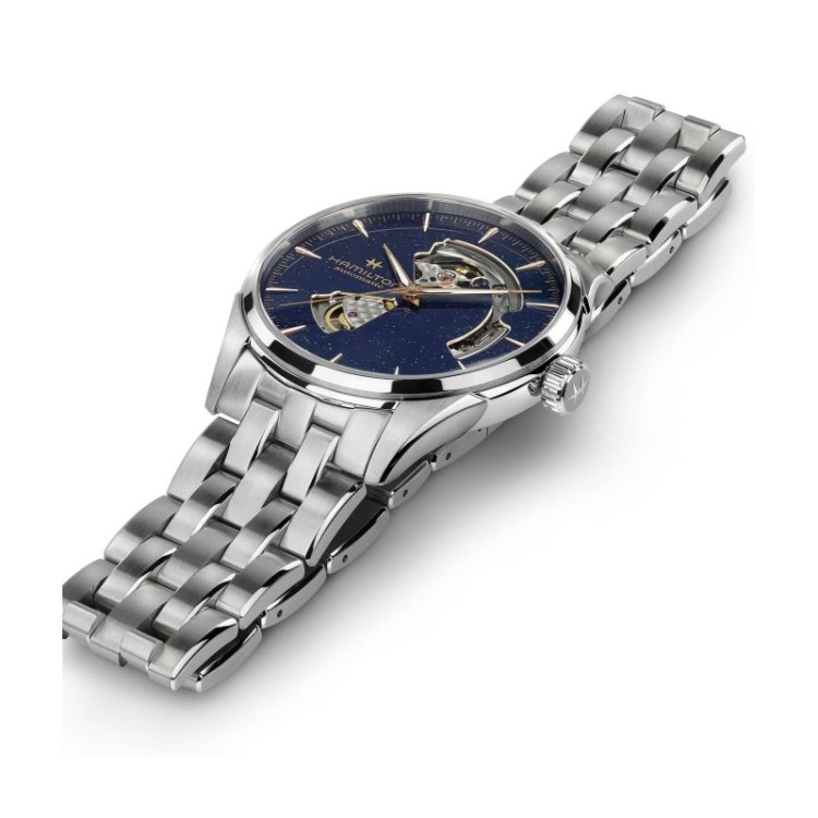 HAMILTON Jazzmaster Open Heart Automatic Stainless Steel Bracelet 