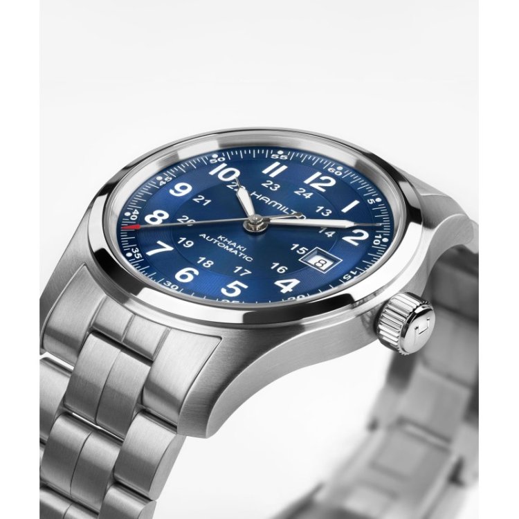 HAMILTON Khaki Field Auto Stainless Steel Bracelet