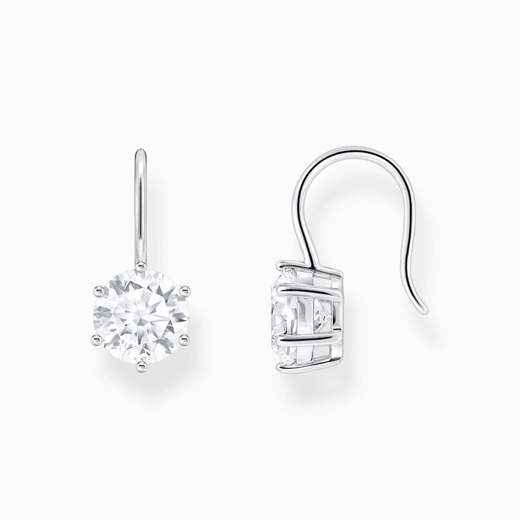 THOMAS SABO Silver Earrings with White Zirconia