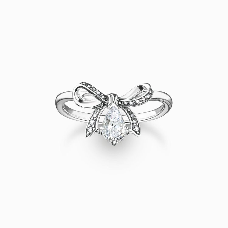 THOMAS SABO Silver Ring with Bow