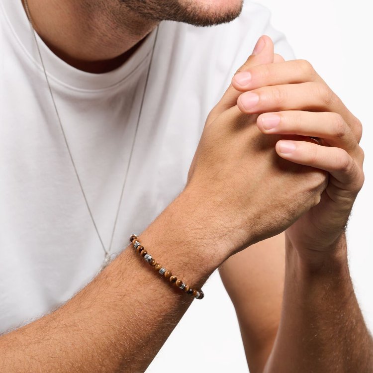 THOMAS SABO Bracelet Lucky Charm Tiger‘s Eye