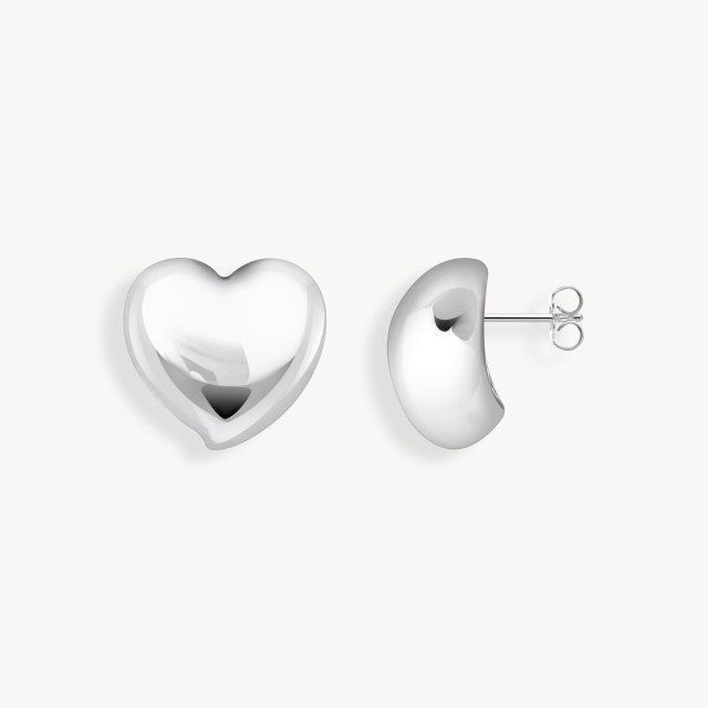 THOMAS SABO Silver Earrings in Heart Shape