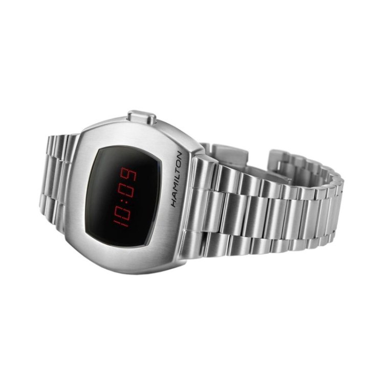 HAMILTON American Classic PSR Digital Stainless Steel Bracelet 