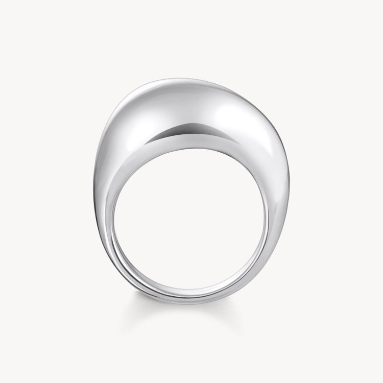 THOMAS SABO Silver Ring in Organic Drop Shape