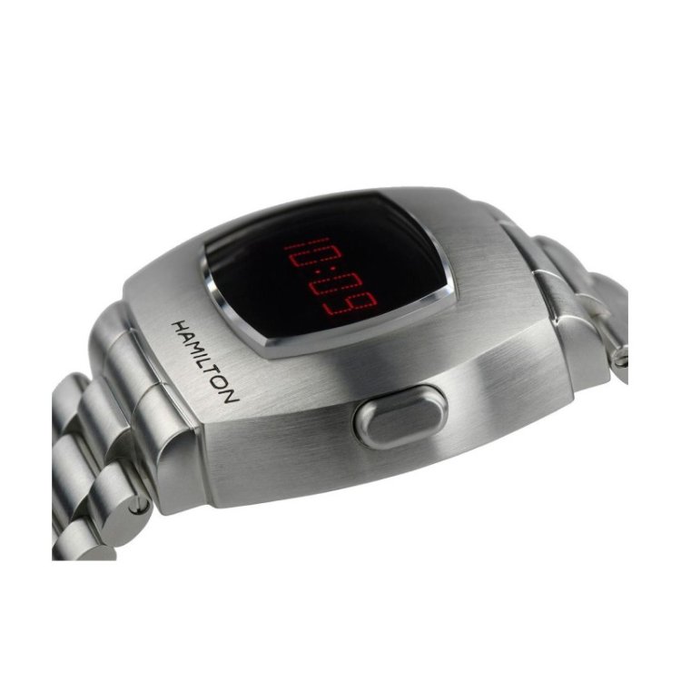 HAMILTON American Classic PSR Digital Stainless Steel Bracelet 