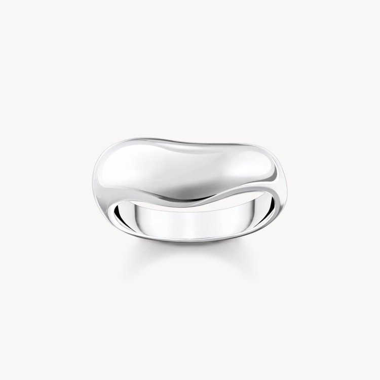 THOMAS SABO Silver Ring in Organic Shape