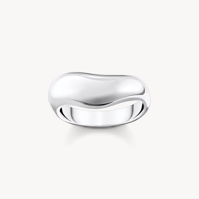THOMAS SABO Silver Ring in Organic Shape