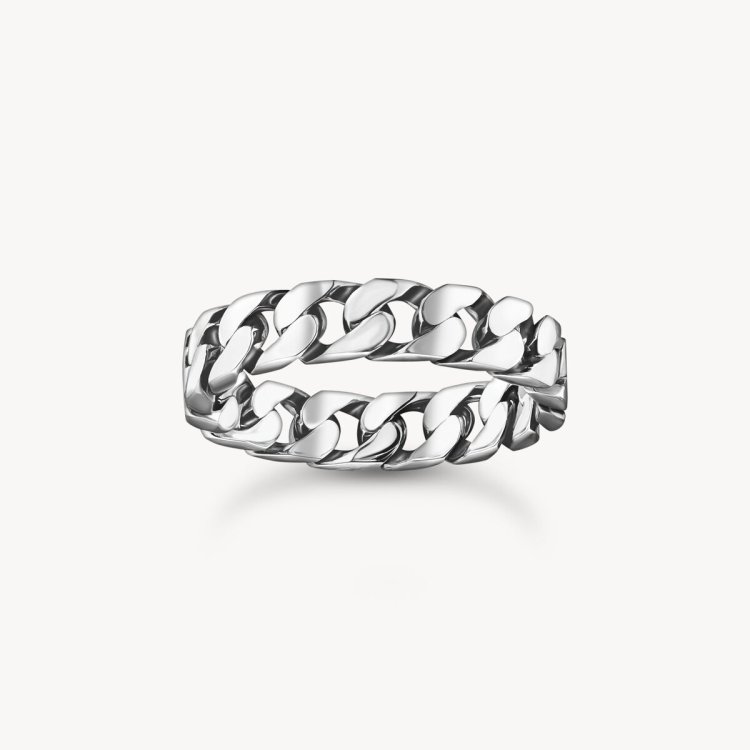 THOMAS SABO Silver Ring with Chain Links