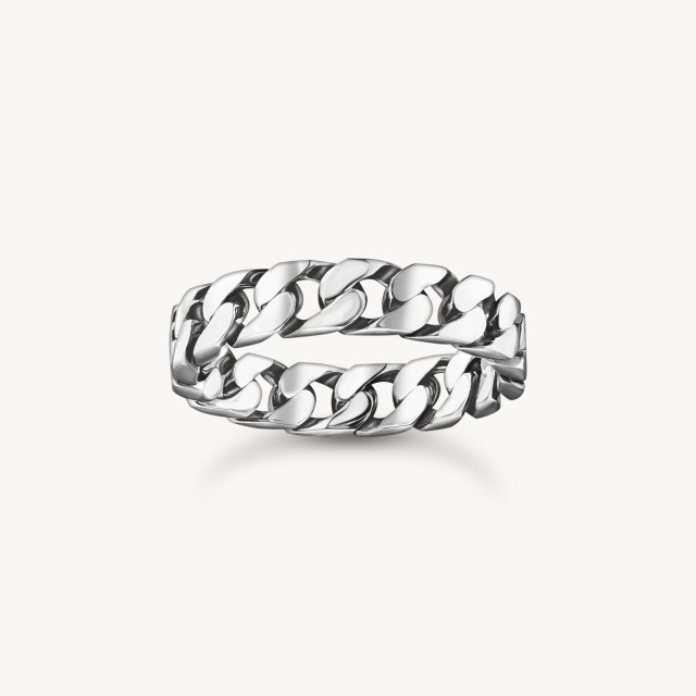 THOMAS SABO Silver Ring with Chain Links